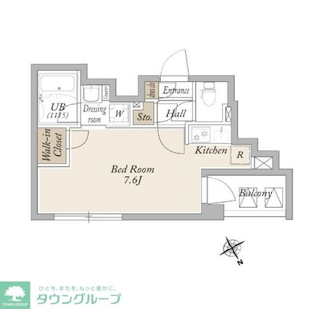 Live Casa門前仲町の物件間取画像